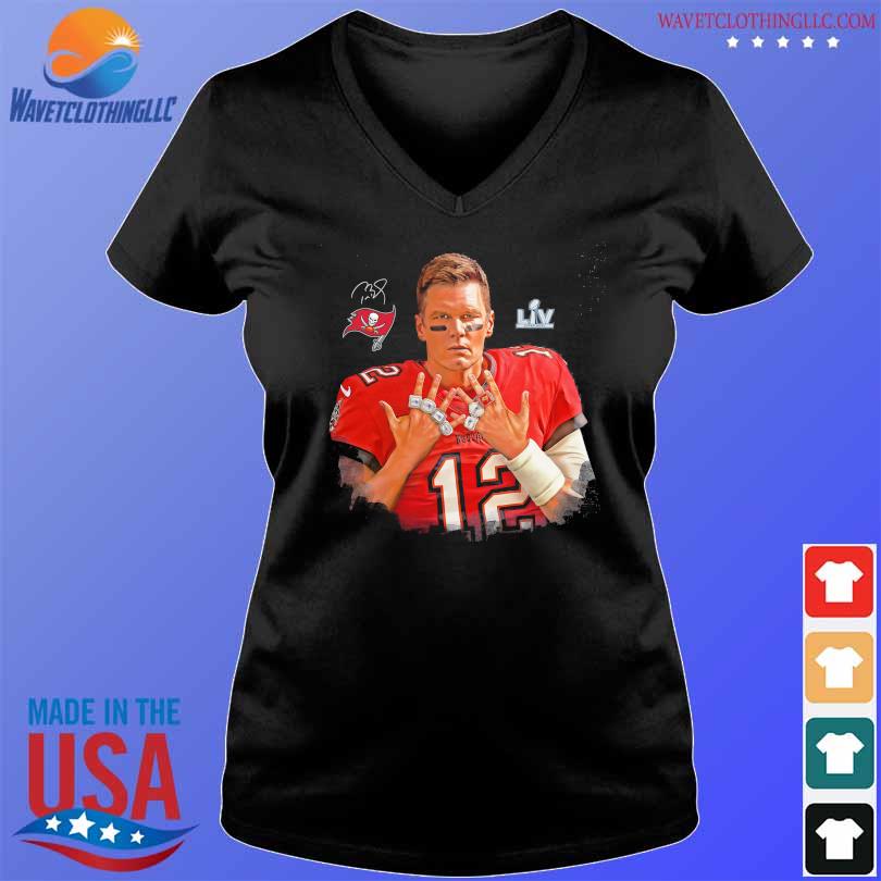 Tom brady tampa bay buccaneers super bowl lv champions 7 rings shirt, hoodie,  sweater, long sleeve and tank top