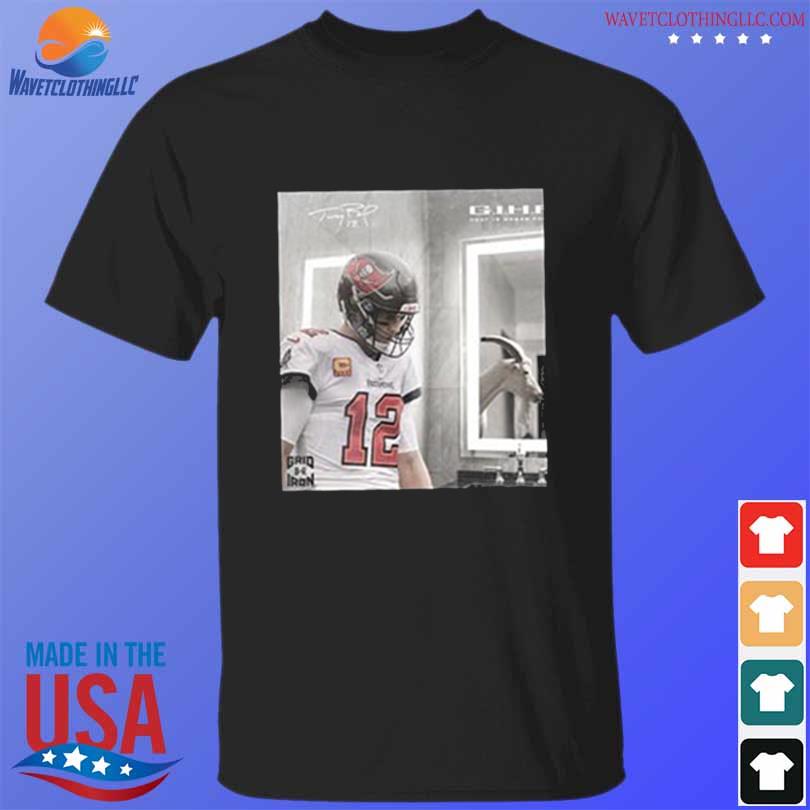 Tampa Bay Buccaneers Tom Brady Men's Black Super Bowl LV Champions 7 Rings T-Shirt