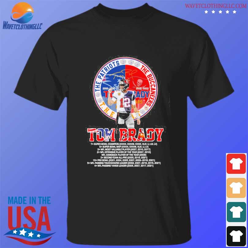 Tom Brady the Goat The Patriots the Buccaneers 2000 2023 shirt, hoodie,  sweater, long sleeve and tank top