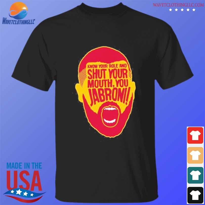 Travis Kelce Chiefs Super Bowl know your role shut your mouth 2023 shirt,  hoodie, sweater, long sleeve and tank top