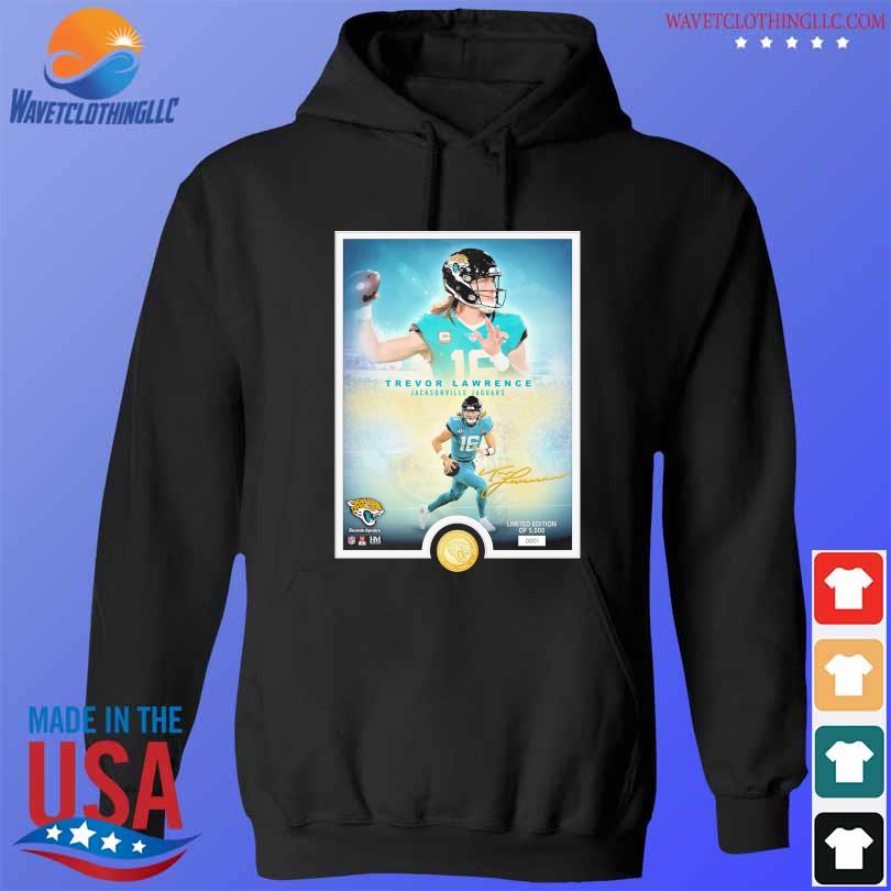 Official Jacksonville jaguars trevor lawrence teal player graphic shirt,  hoodie, sweater, long sleeve and tank top