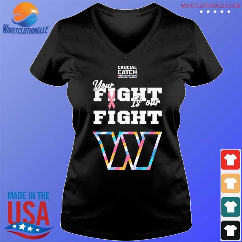 Crucial Catch Intercept Cancer Washington Commanders 2023 shirt