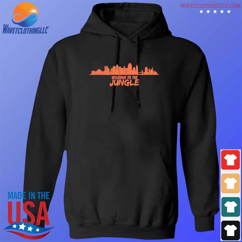 Official Welcome to the jungle cincinnati bengals trendy shirt, hoodie,  sweater, long sleeve and tank top