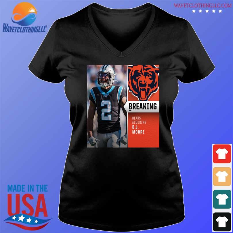 DJ Moore Chicago Bears retro shirt, hoodie, sweater, long sleeve