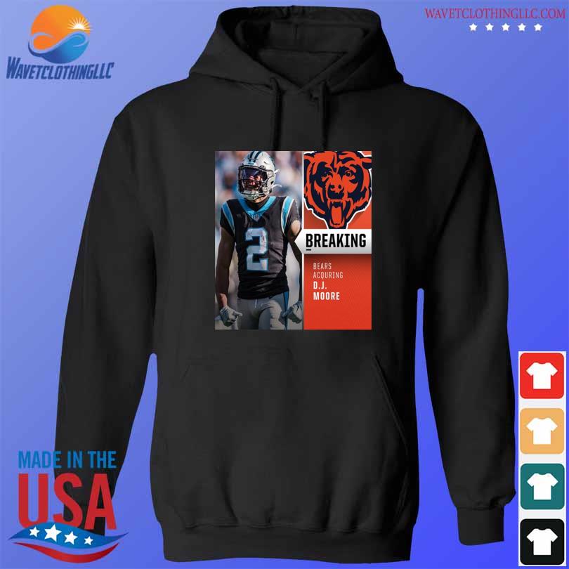 DJ Moore Chicago Bears retro shirt, hoodie, sweater, long sleeve