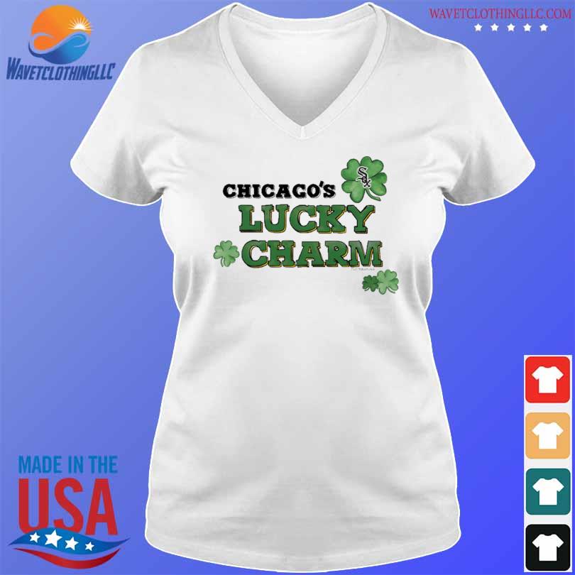 Chicago White Sox Tiny Turnip Toddler Lucky Charm T-Shirt - White