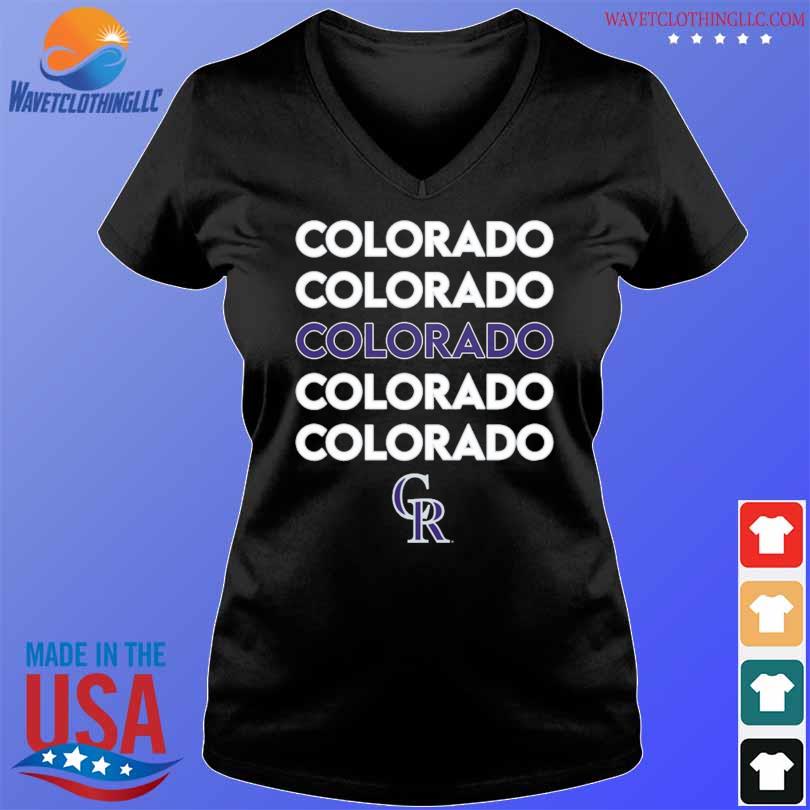 Colorado Rockies Tiny Turnip Girls Toddler Baseball Love Fringe T-Shirt -  Black