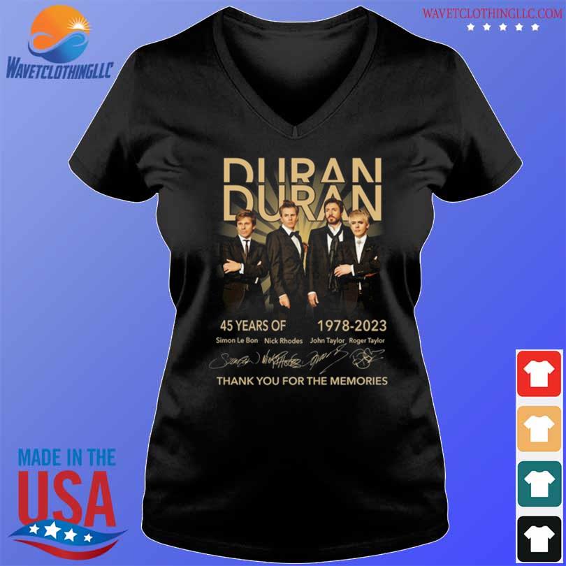 Duran Duran 45 Years 1978-2023 Signatures Thank You For The Memories  Personalized Baseball Jersey - Tagotee