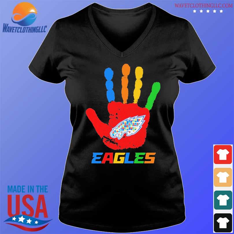 Hand Philadelphia Eagles autism 2023 shirt, hoodie, longsleeve