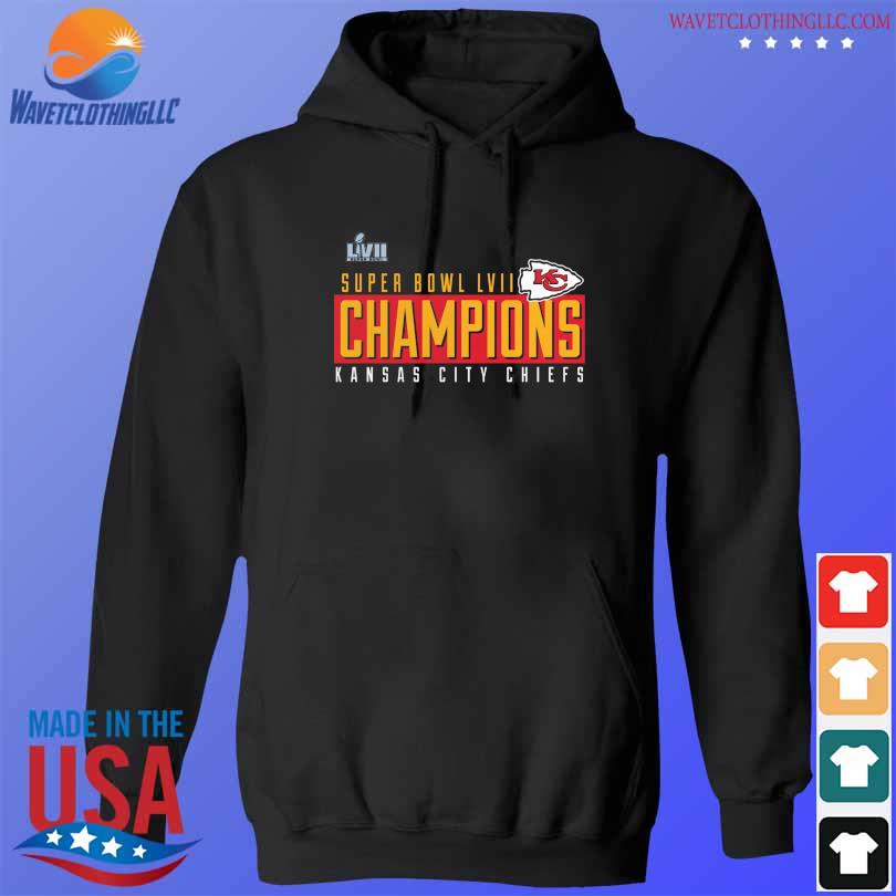 Official Kansas City Chiefs Super Bowl Lvii Champions Scoreboard Showcase  T-shirt Hoodie