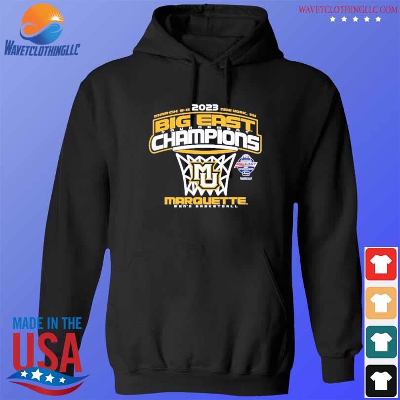 Men's Blue Marquette Golden Eagles Long Sleeve Hoodie T-Shirt