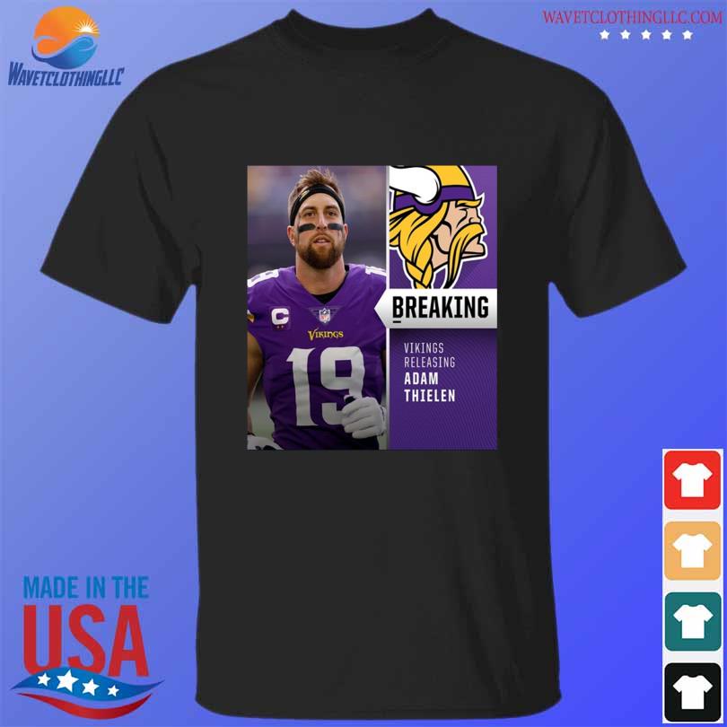 Minnesota vikings to release wr adam thielen shirt, hoodie