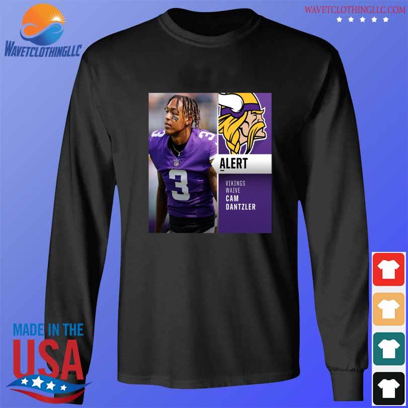 Minnesota Vikings Waive CB Cam Dantzler Unisex T-Shirt - REVER LAVIE