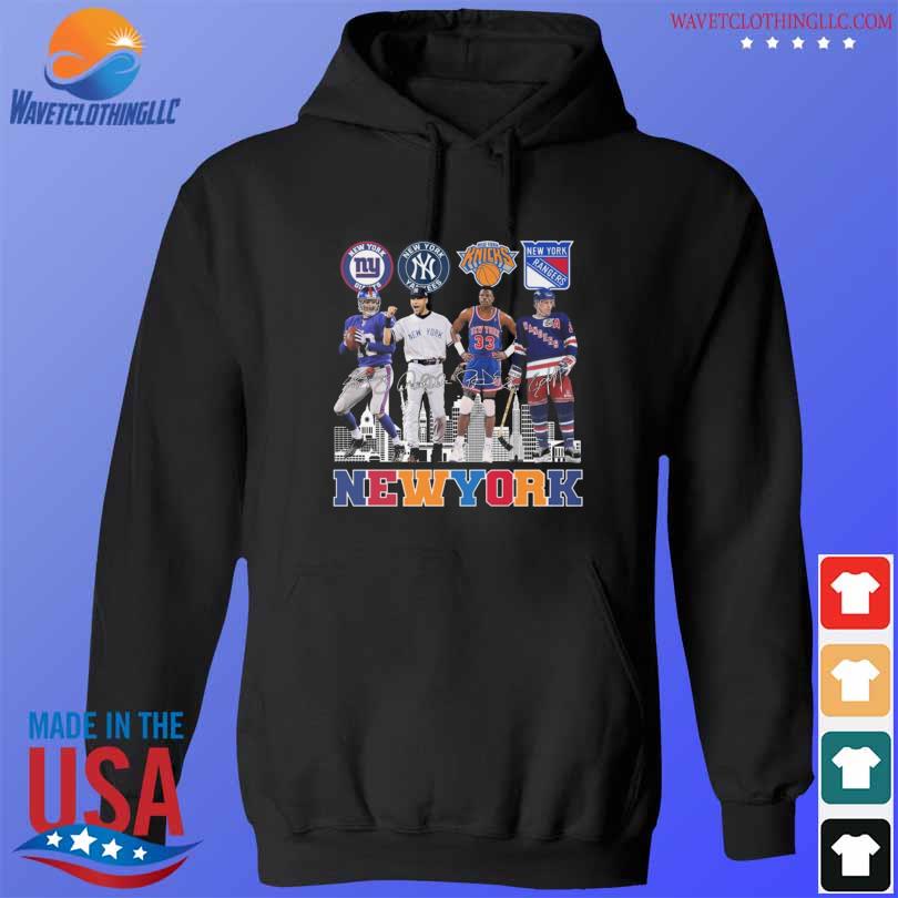 New York Knicks and Rangers and Giants and Yankees logo shirt, hoodie,  sweater and long sleeve
