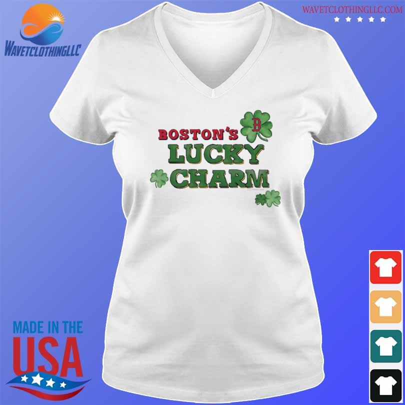 Women's Boston Red Sox Tiny Turnip White Baseball Tear T-Shirt