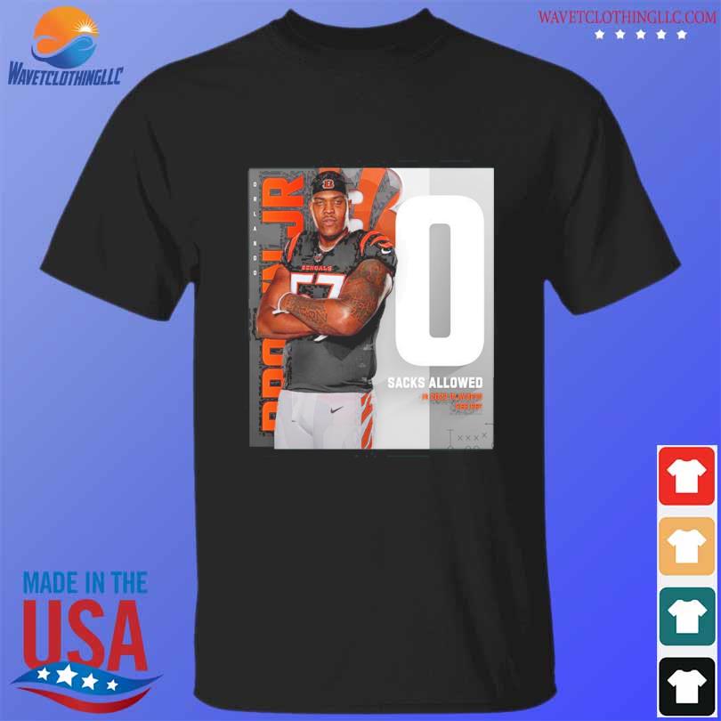 Orlando brown jr 0 sacks allowed in 2022 playoffs per pff cincinnati bengals  nfl shirt, hoodie, sweater, long sleeve and tank top