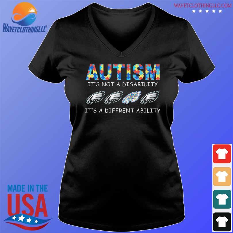 Philadelphia Eagles Autism Its Ok To Be Different Shirt - High-Quality  Printed Brand