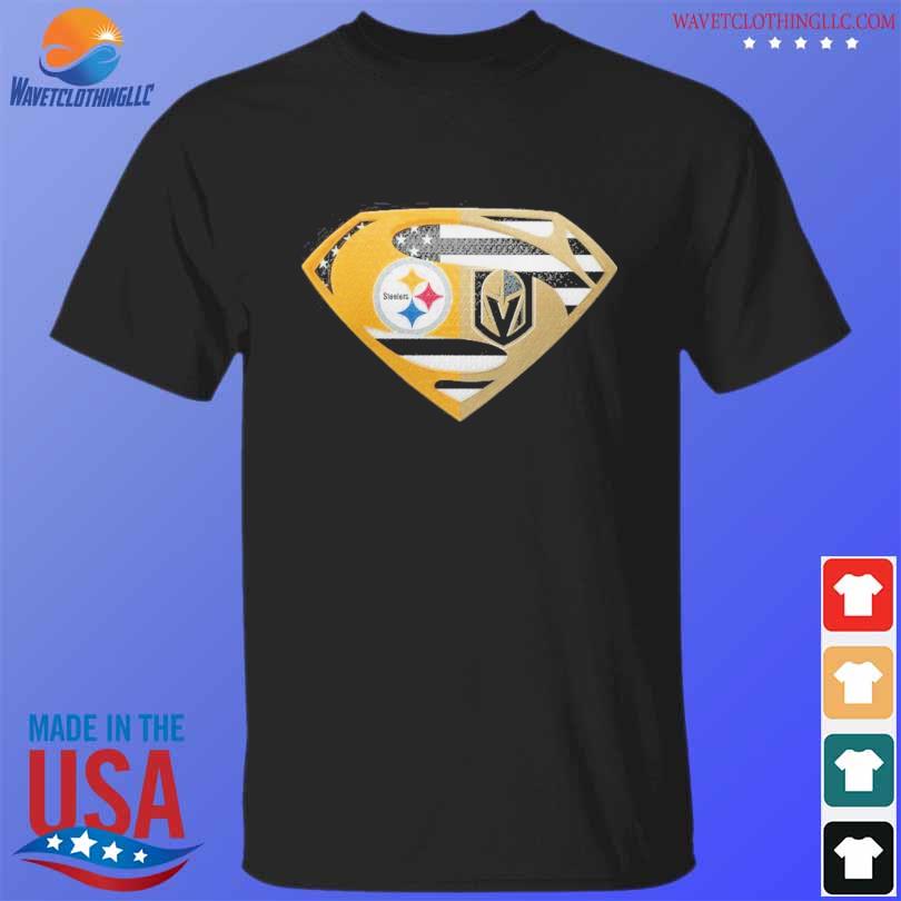 Pittsburgh Steelers Vegas Golden Knights Superman shirt, hoodie, sweater,  long sleeve and tank top