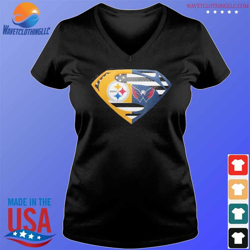 Pittsburgh Steelers Washington Capitals Superman Shirt, hoodie, sweater,  long sleeve and tank top