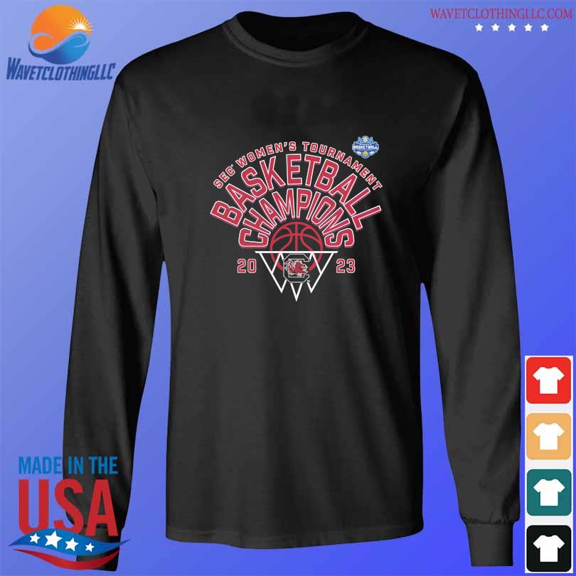 Nice south Carolina gamecocks black 2023 sec women's basketball conference  tournament champions shirt, hoodie, longsleeve tee, sweater