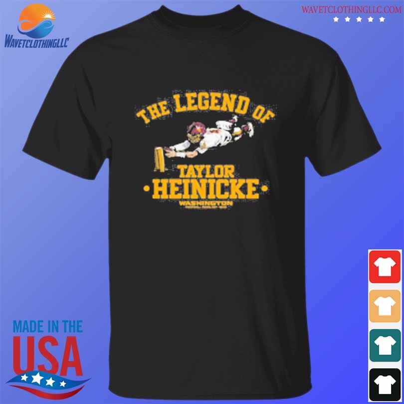 Taylor Heinicke Washington Football Team The Legend of Taylor Heinicke T- Shirt - Burgundy