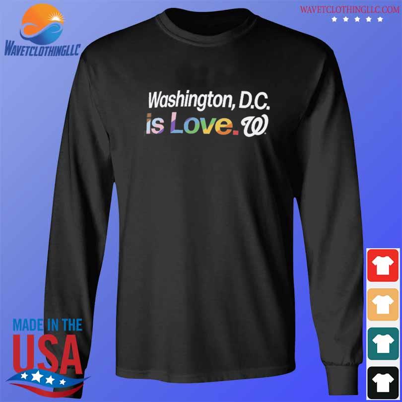 Lgbt Washington Nationals Is Love City Pride Shirt, hoodie, sweater and  long sleeve