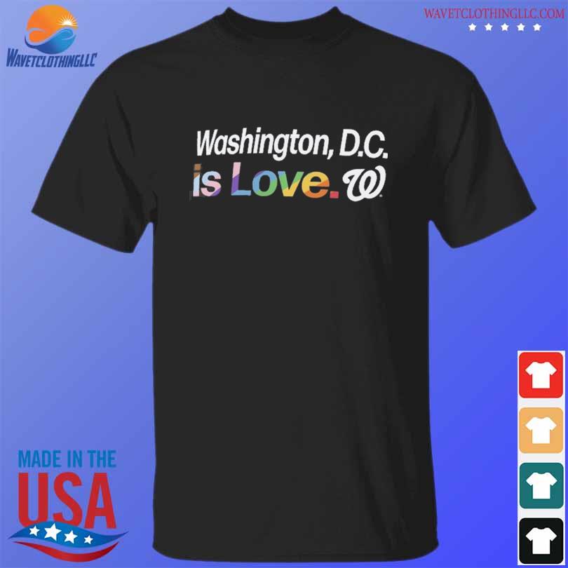 Top lgbt Washington Nationals is love city pride shirt, hoodie
