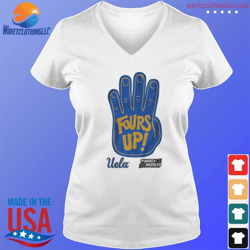 Zapatos antideslizantes Mal humor montículo Ucla basketball fours up shirt, hoodie, sweater, long sleeve and tank top