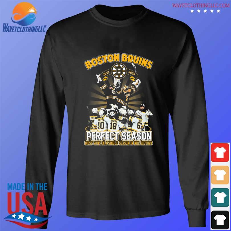 Boston Bruins Perfect Season 2022-2023 Most Wins In A Single Season In NHL  History T-Shirt - Growkoc