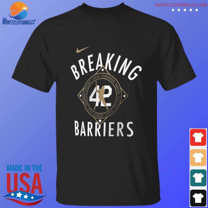 Jackie robinson brooklyn dodgers nike cooperstown collection breaking  barriers performance shirt, hoodie, sweater, long sleeve and tank top