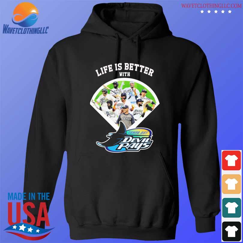 Life Is Better With Tampa Bay Devilrays Signatures Shirt, hoodie