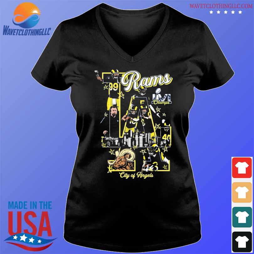 Los Angeles Rams City Of Angel Super Bowl Lvi Champs Shirt