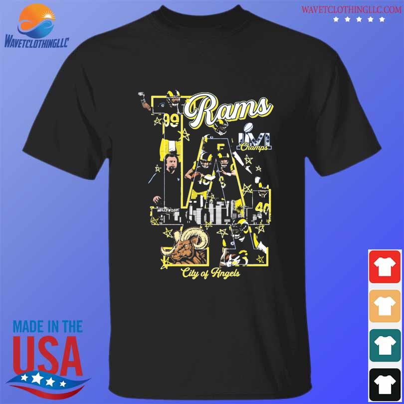 Official nFL Los Angeles Rams Super Bowl LVI Champions 2022 signatures  shirt, hoodie, longsleeve, sweatshirt, v-neck tee