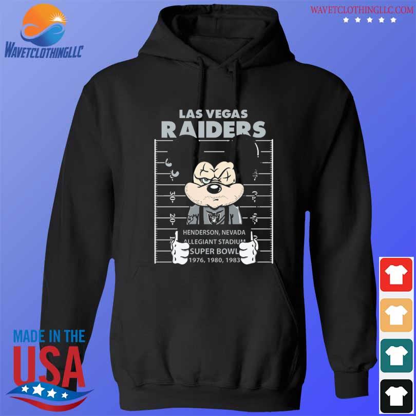 Mickey Mouse Las vegas Raiders Henderson Nevada Allegiant stadium Super  Bowl shirt, hoodie, sweater, long sleeve and tank top