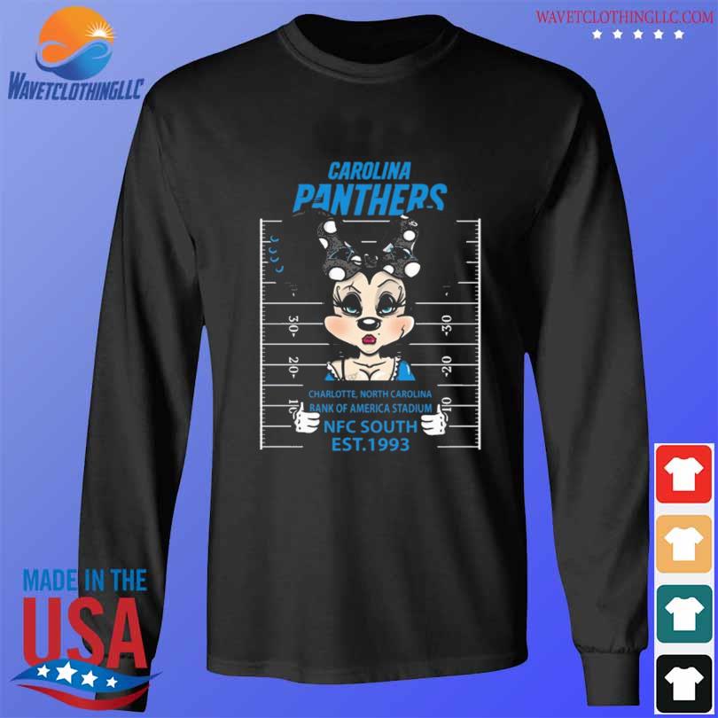 Minnie Mouse Carolina Panthers charlotte north carolina bank of america  stadium nfc south est 1993 shirt, hoodie, sweater, long sleeve and tank top