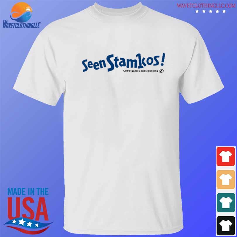 Tampa Bay Lightning Seen Stamkos 1000 Games T-shirt - Myluxshirt News