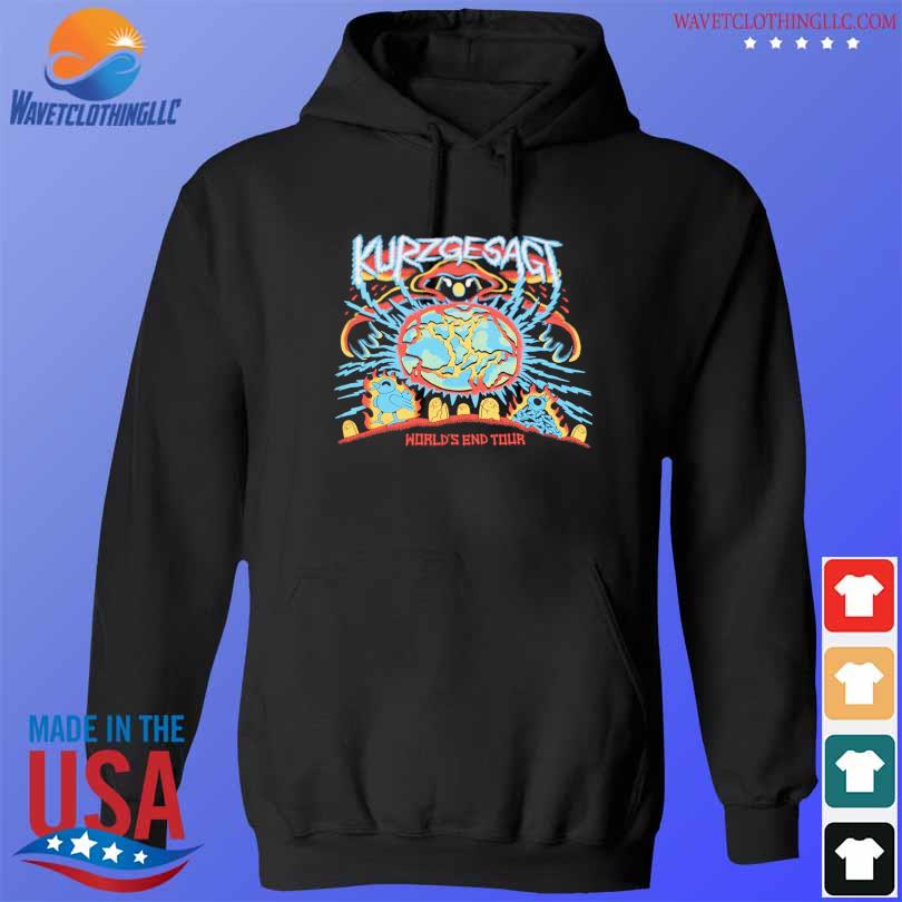 The kurzgesagt world's end tour s hoodie den