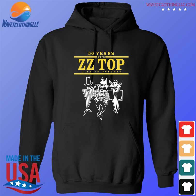 Zz top rock 50th godong s hoodie den
