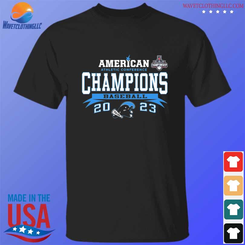 Blue 84 Green Tulane Green Wave 2023 AAC Baseball Conference Tournament  Champions T-Shirt