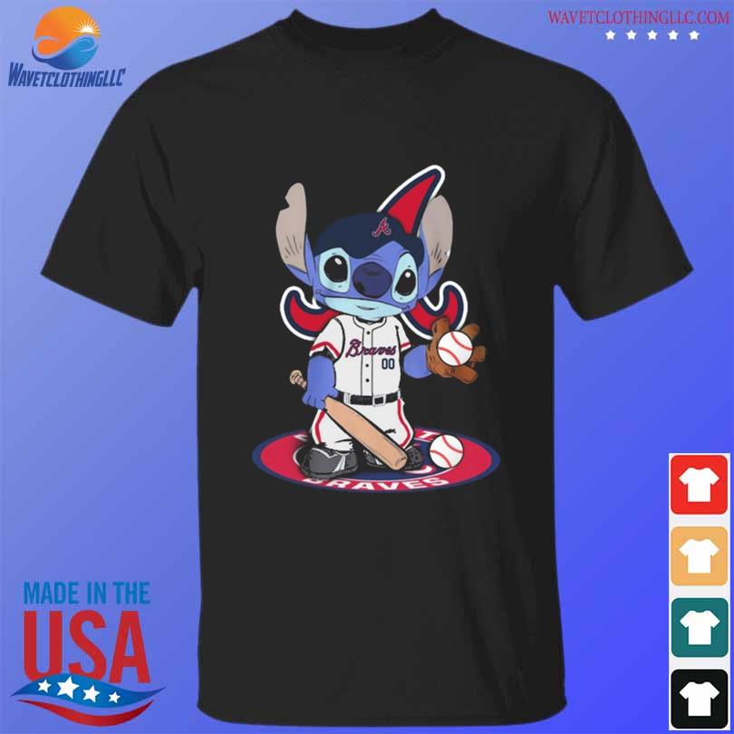 Stitch Baseball Atlanta Braves Logo Shirt, hoodie, tank top, sweater and  long sleeve t-shirt