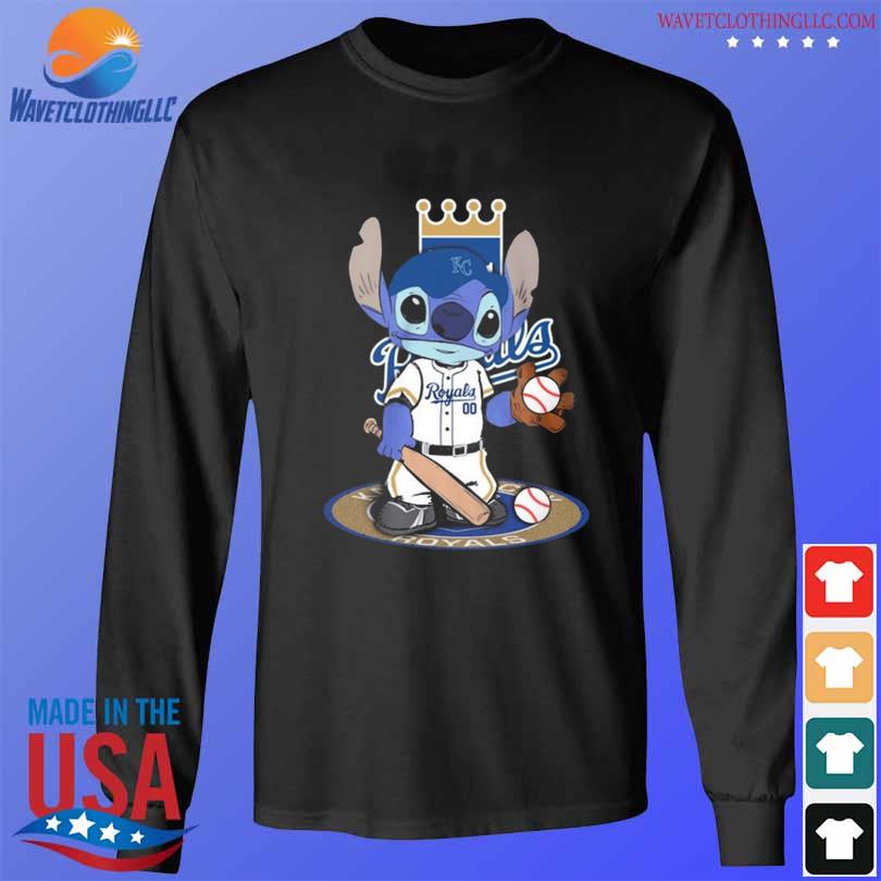 Stitch Kansas City Royals Baseball Logo 2023 Shirt