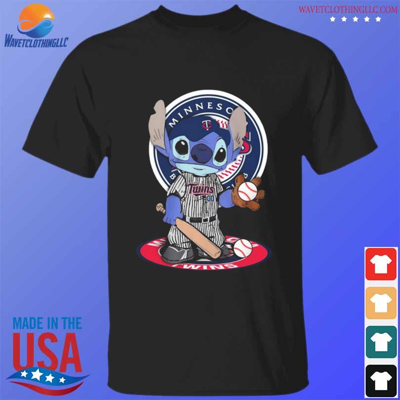 Baby Stitch Minnesota Twins Baseball Logo 2023 Shirt