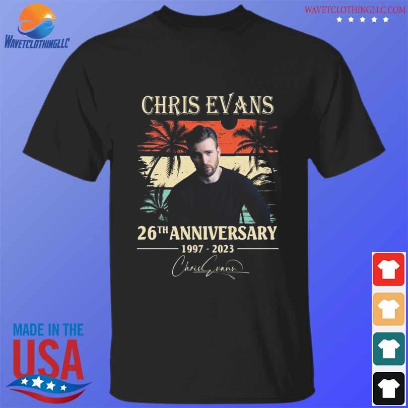 Chris Evans 24th anniversary 1997 2023 signature vintage shirt