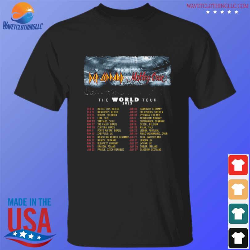 def leppard world tour 2023 merchandise