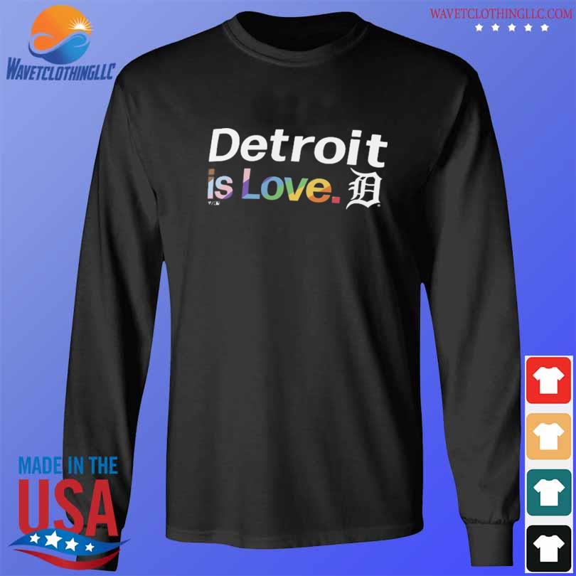 Detroit Tigers Is Love City Mlb Pride Long Sleeves T Shirt, hoodie,  sweater, long sleeve and tank top