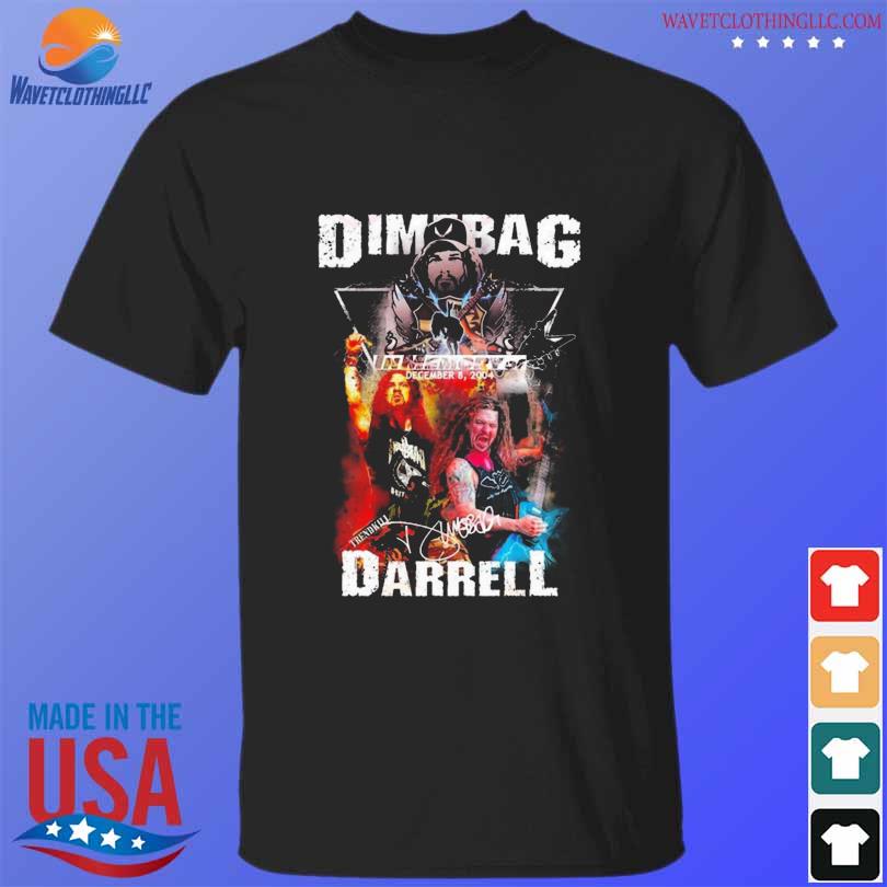 Dimebag darrell in memory of december 8 2004 shirt