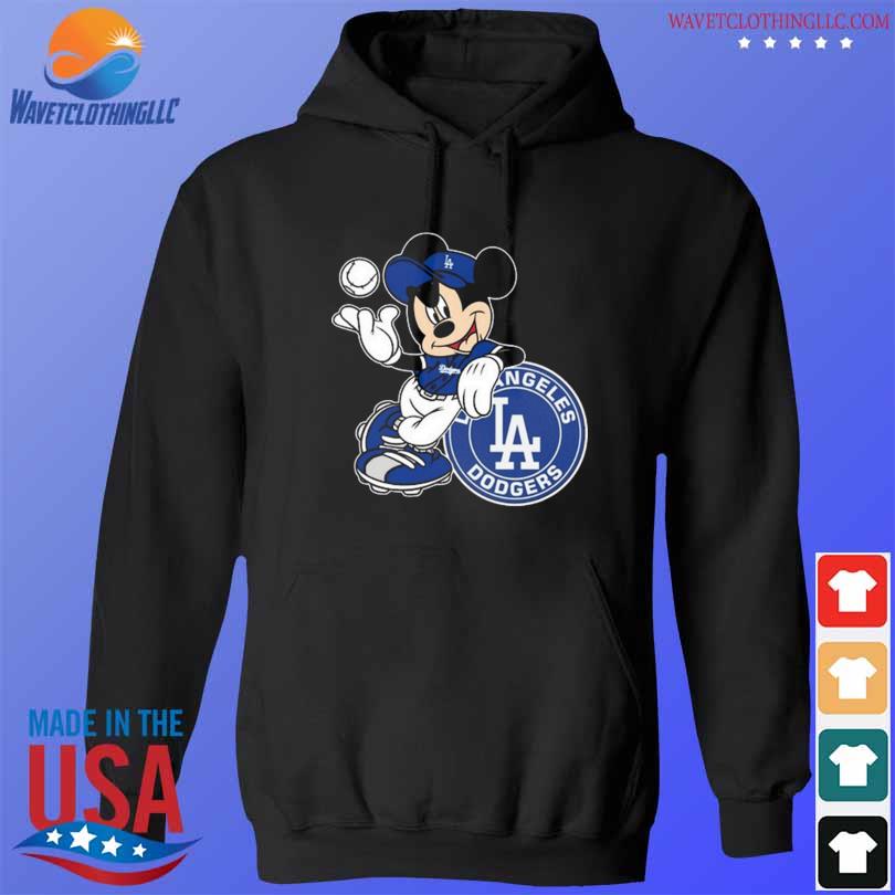 Mickey Mouse Hat Los Angeles Dodgers logo baseball 2023 shirt