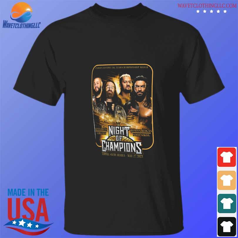 Kevin Owens & Sami Zayn vs Roman Reigns and Solo Sikoa Night of Champions Matchup T-Shirt