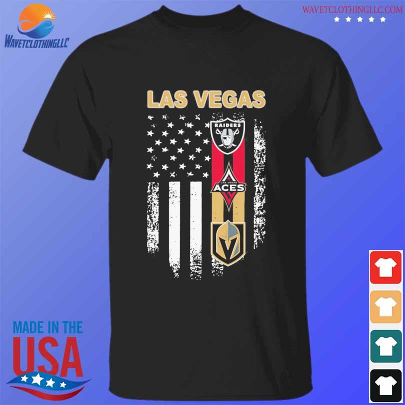Las Vegas Sports teams American flag shirt