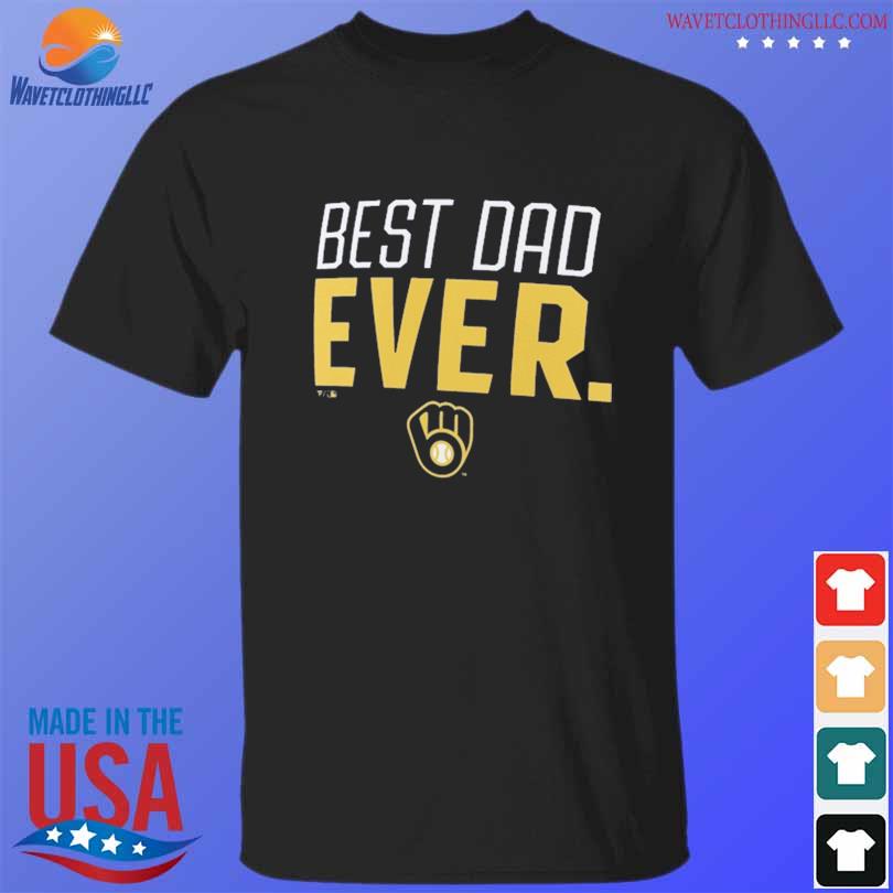Milwaukee brewers big & tall best dad shirt